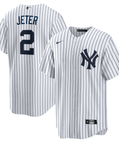Derek Jeter New York Yankees Nike Home Retired Player Replica Jersey - White