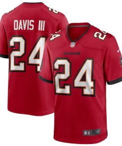 Carlton Davis III Tampa Bay Buccaneers Nike Game Player Jersey - Red/Orange