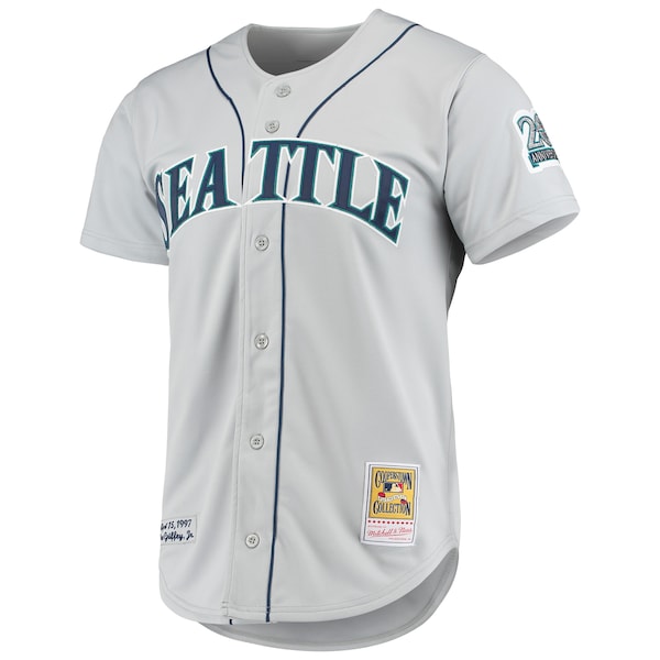 Ken Griffey Jr. Seattle Mariners 20th Anniversary Cooperstown Collection Authentic Jersey - Gray - Image 2