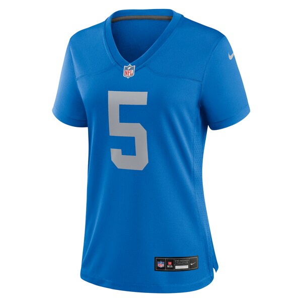 David Montgomery Detroit Lions Nike Women's Alternate Game Jersey - Blue - Image 2