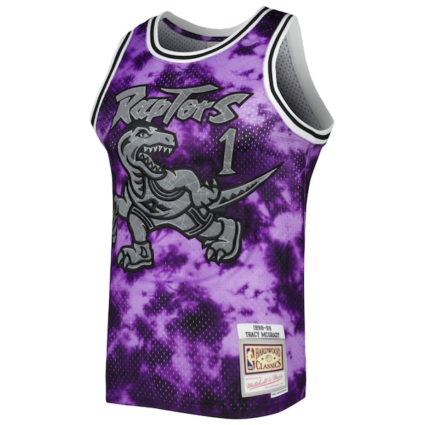 Tracy McGrady Toronto Raptors 1998/99 Galaxy Swingman Jersey - Purple - Image 2