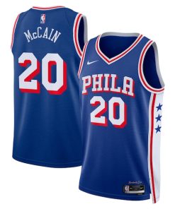 Jared McCain Philadelphia 76ers Nike Swingman Jersey - Icon Edition - Royal