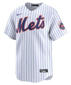 Alternative view of New York Mets Nike Youth Home Limited Jersey - White