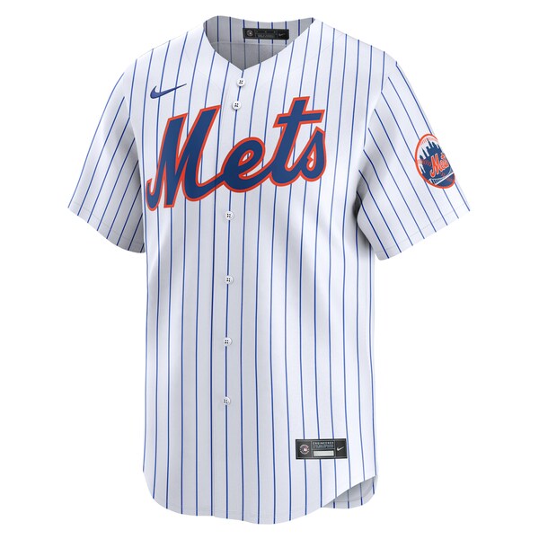 New York Mets Nike Youth Home Limited Jersey - White - Image 2