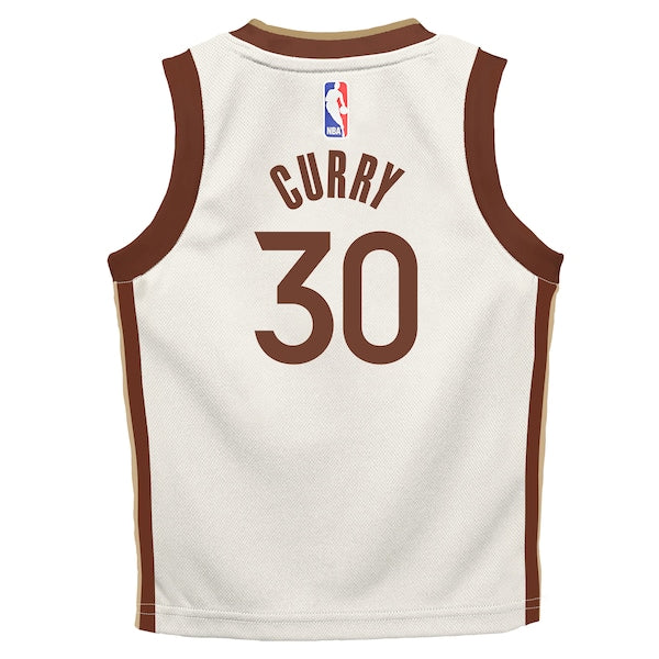 Stephen Curry Golden State Warriors Nike Infant 2025/26 City Edition Swingman Jersey - Tan - Image 3