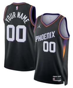 Phoenix Suns Jordan Brand Unisex Swingman Custom Jersey - Statement Edition - Black