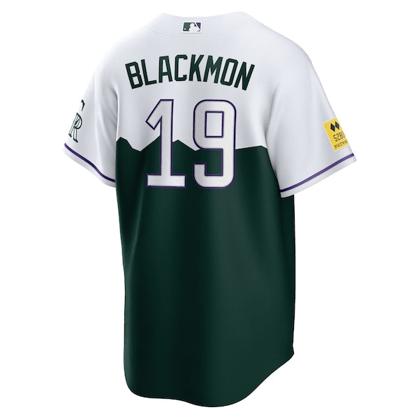 Charlie Blackmon Colorado Rockies Nike 2022 City Connect Replica Player Jersey - Green - Image 3