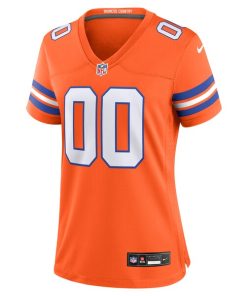 Alternative view of Denver Broncos Nike Women's Mile High Collection 1977 Throwback Custom Game Jersey - Orange