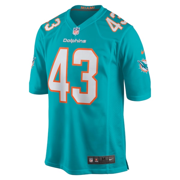 Andrew Van Ginkel Miami Dolphins Nike Game Jersey - Aqua - Image 2