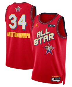 Giannis Antetokounmpo Jordan Brand Unisex 2025 NBA All-Star Game Swingman Player Jersey - Red
