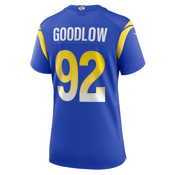 Anthony Goodlow Los Angeles Rams Nike Women's Game Jersey - Royal - Image 3