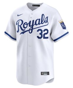 Alternative view of Nick Pratto Kansas City Royals Nike Home Limited Player Jersey - White