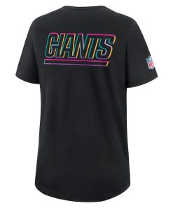 Alternative view of New York Giants Nike Women's 2025 NFL Crucial Catch Tri-Blend Dri-FIT T-Shirt - Black
