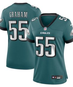 Brandon Graham Philadelphia Eagles Nike Women's Team Game Jersey - Midnight Green