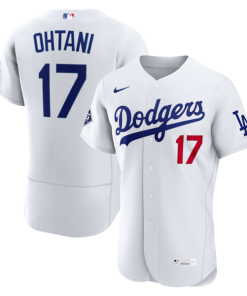 Shohei Ohtani Los Angeles Dodgers Nike Home Authentic Sponsor Patch Jersey - White