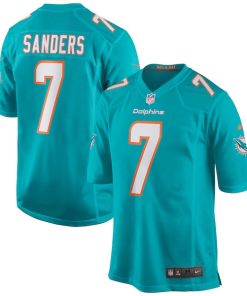 Jason Sanders Miami Dolphins Nike Game Jersey - Aqua