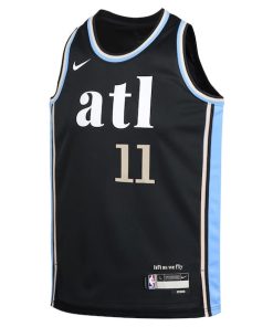 Alternative view of Trae Young Atlanta Hawks Nike Youth  Swingman Replica Jersey - City Edition - Black