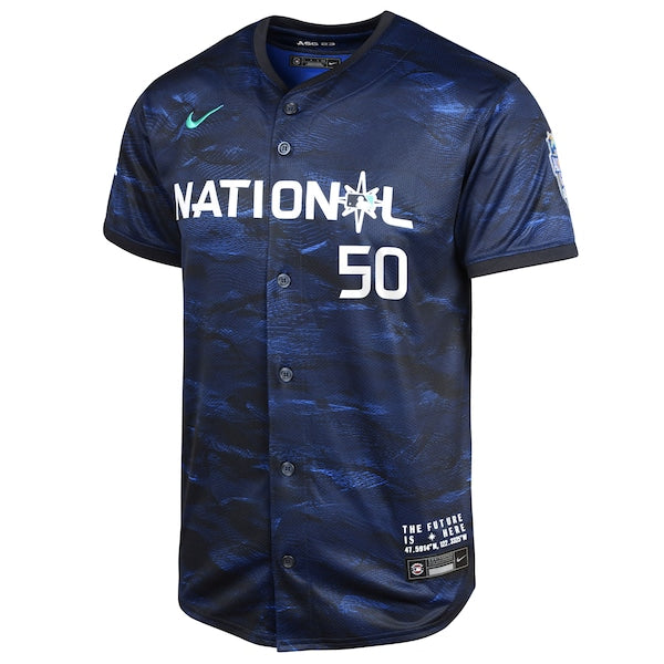 Mookie Betts National League Nike Youth 2023 MLB All-Star Game Limited Player Jersey - Royal - Image 2