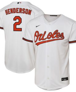 Gunnar Henderson Baltimore Orioles Nike Youth Home Replica Player Jersey - White