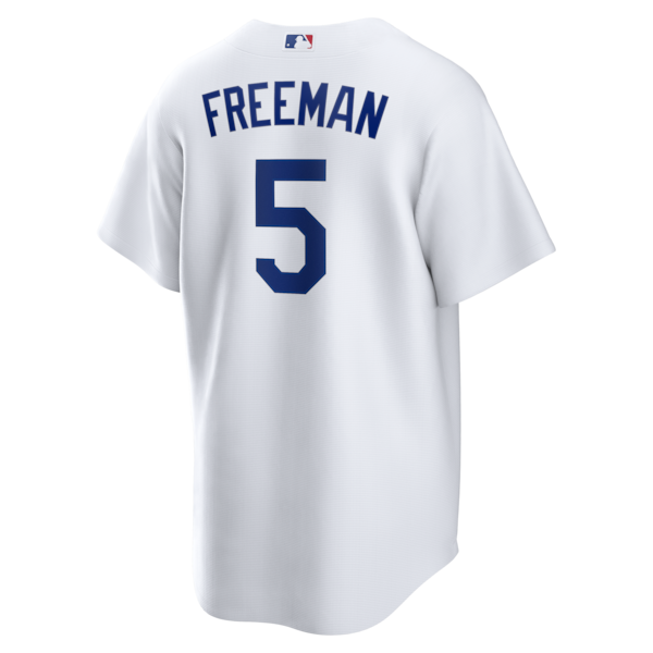 Freddie Freeman Los Angeles Dodgers Nike Home Replica Jersey - White - Image 3