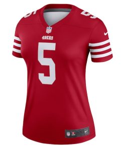 Alternative view of Trey Lance San Francisco 49ers Nike Women's Legend Jersey - Scarlet
