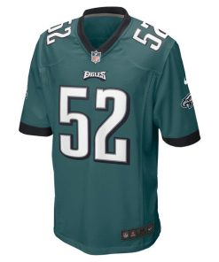 Alternative view of Zach Cunningham Philadelphia Eagles Nike Team Game Jersey - Midnight Green