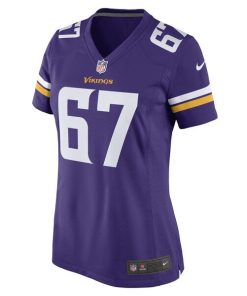 Alternative view of Ed Ingram Minnesota Vikings Nike Women's Game Player Jersey - Purple