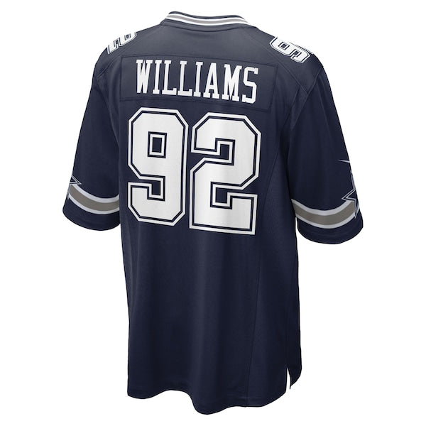 Quinnen Williams Dallas Cowboys Nike Team Game Jersey - Navy/White - Image 7