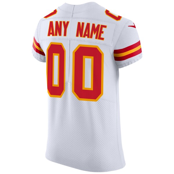 Kansas City Chiefs Nike Vapor Untouchable Elite Custom Jersey - White - Image 3