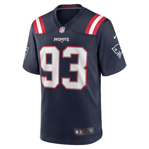 Oshane Ximines New England Patriots Nike Game Jersey - Navy - Image 3