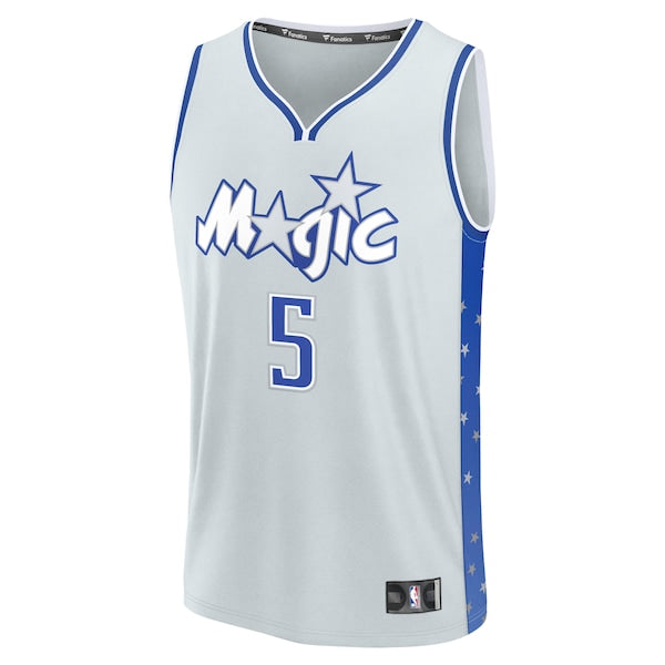Paolo Banchero Orlando Magic 2025/26 City Edition Fast Break Jersey - Silver - Image 2
