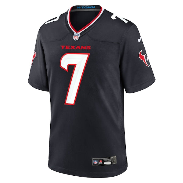 C.J. Stroud Houston Texans Nike Game Jersey - Navy/Red/White - Image 3