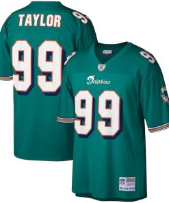 Jason Taylor Miami Dolphins Legacy Replica Jersey - Aqua
