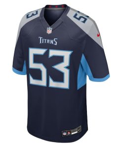 Alternative view of Curtis Bolton III Tennessee Titans Nike Team Game Jersey -  Navy