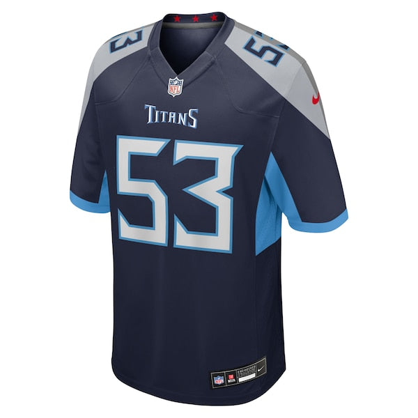 Curtis Bolton III Tennessee Titans Nike Team Game Jersey - Navy - Image 2