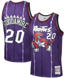 Damon Stoudamire Toronto Raptors 1995/96 Hardwood Classics Swingman Jersey - Purple