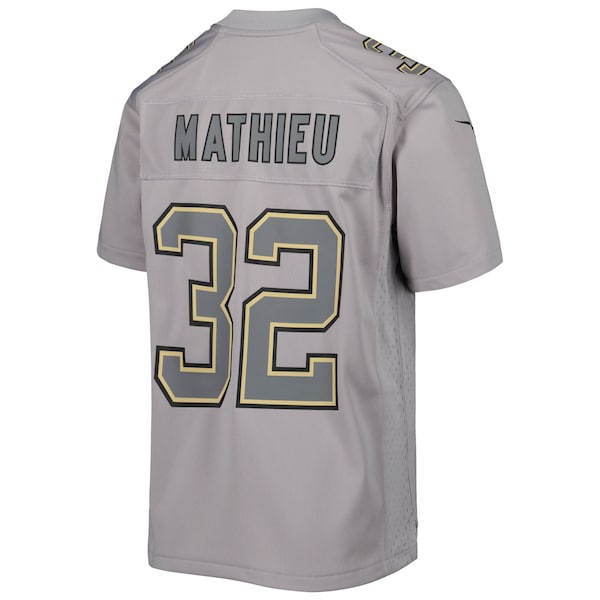Tyrann Mathieu New Orleans Saints Nike Youth Atmosphere Game Jersey - Gray - Image 3