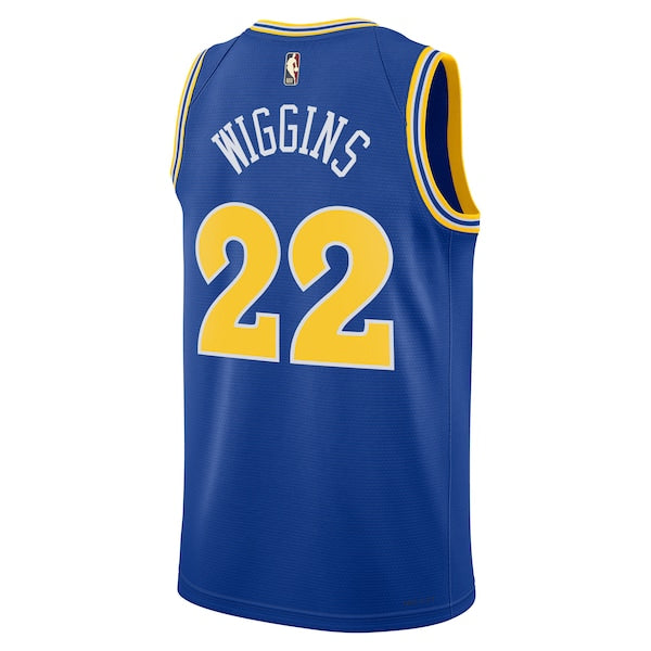 Andrew Wiggins Golden State Warriors Nike Swingman Jersey - Classic Edition - Blue - Image 3