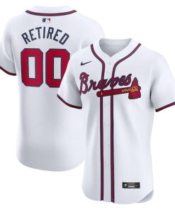 Atlanta Braves Nike Home Elite Pick-A-Player Retired Roster Jersey - White