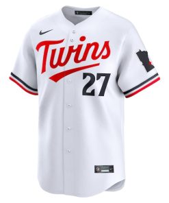 Alternative view of Ryan Jeffers Minnesota Twins Nike Home Limited Player Jersey - White