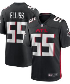 Kaden Elliss Atlanta Falcons Nike Game Player Jersey - Black