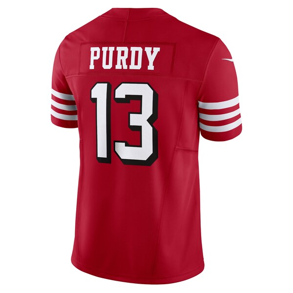 Brock Purdy San Francisco 49ers Nike Vapor F.U.S.E. Limited Jersey - Scarlet - Image 3