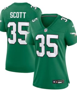 Boston Scott Philadelphia Eagles Nike Women's Alternate Game Jersey - Kelly Green