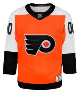 Alternative view of Philadelphia Flyers Youth Home Premier Custom Jersey - Orange