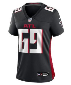 Alternative view of Jack Nelson Atlanta Falcons Nike Women's Team Game Jersey -  Black