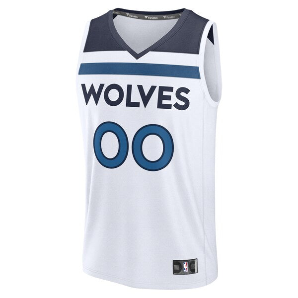 Minnesota Timberwolves Fastbreak Custom Jersey - Association Edition - White - Image 2