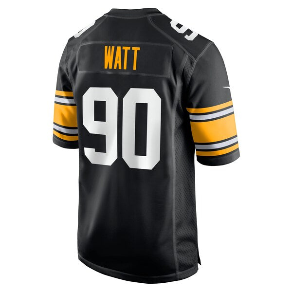 T.J. Watt Pittsburgh Steelers Nike Alternate Game Jersey - Black - Image 4