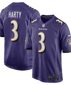 Deonte Harty Baltimore Ravens Nike Team Game Jersey -  Purple
