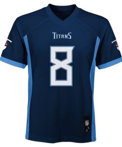 Alternative view of Will Levis Tennessee Titans Youth Replica Player Jersey - Navy