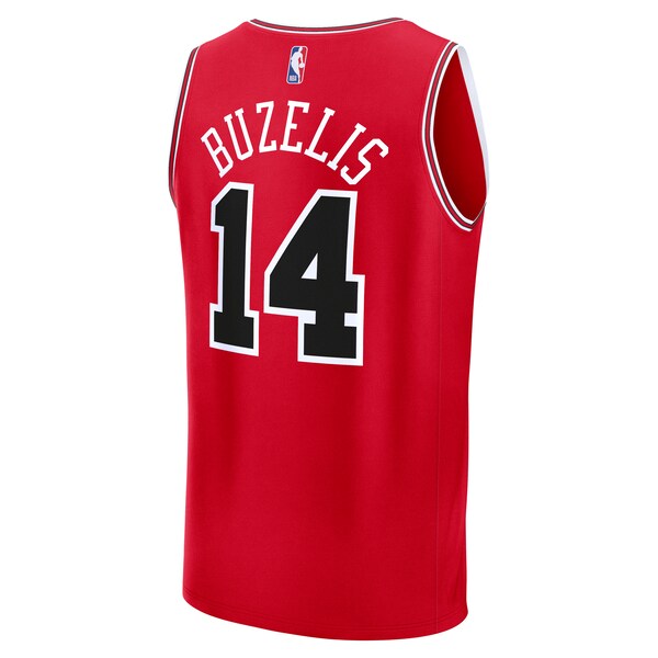 Matas Buzelis Chicago Bulls Youth Fast Break Replica Player Jersey - Icon Edition - Red - Image 4